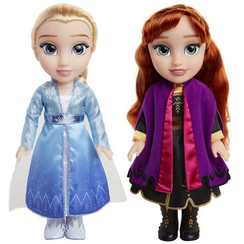 Disney Princess Anna And Elsa Inch Singing Babes Feature Fashion Doll Pack Walmart Com