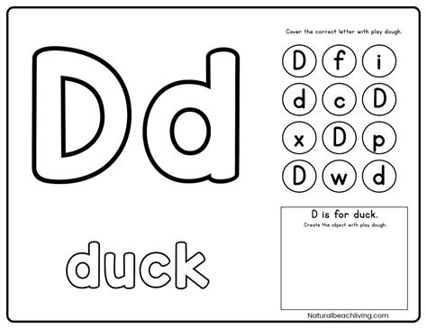 This is the second video in my series on 6 ways to enhance your students' learning. Alphabet Playdough Mats Printable Worksheets - Natural ...