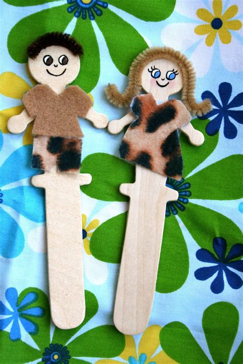 Adam And Eve Stick Puppets Living In Lilliput Preschool Crafts