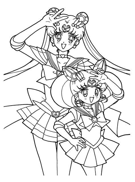 Printable Sailor Moon Coloring Pages Printable World Holiday