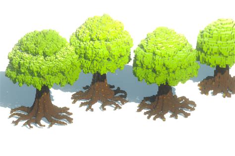 Tree Voxel Ultra Detailed 3d 树木 Unity Asset Store