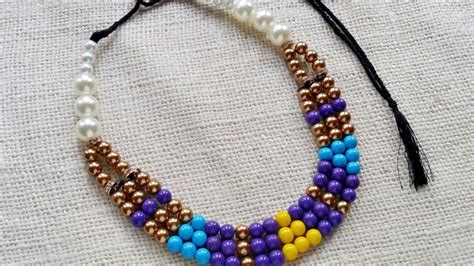 How To Create An Ethnic Style Beaded Necklace Diy Style