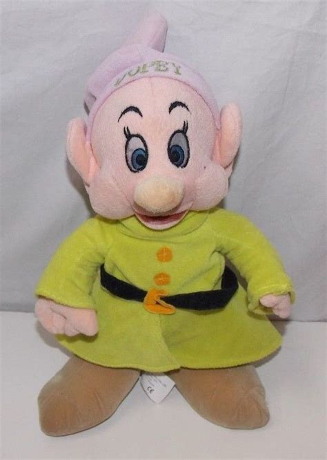 The Disney Store Snow White And Seven Dwarfs Dopey Plush Stuffed Doll Toy