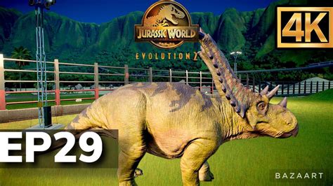 Chasmosaurus All Dinosaurs Ep29 Fighting Roaming Eating Jurassic World Evolution 2 4k