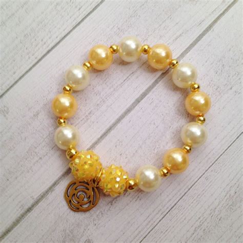 8 - Princess Belle Enchanted Rose Bracelet Birthday or Slumber Party
