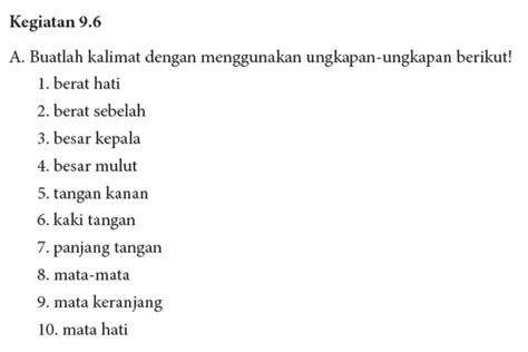 Contoh Ungkapan Dalam Novel Kunci Jawaban Bahasa Indonesia Kelas