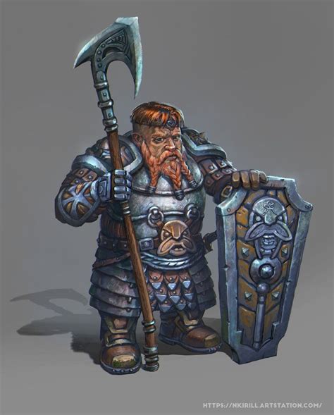 Dwarf With Axe By Yoggurt On DeviantArt Fantasy Dwarf Dungeons And