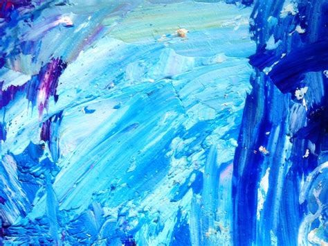 Blue And White Abstract Painting Wallpaper Abstract Oil Painting Art