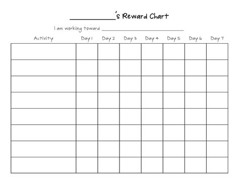 Free Blank Charts To Print Example Calendar Printable