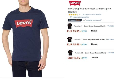 Ofertas De Amazon En Camisetas Para Hombre Marcas Como Levis The