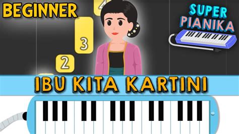 Notasi Pianika Ibu Kita Kartini Not Angka Lagu Nasional Indonesia