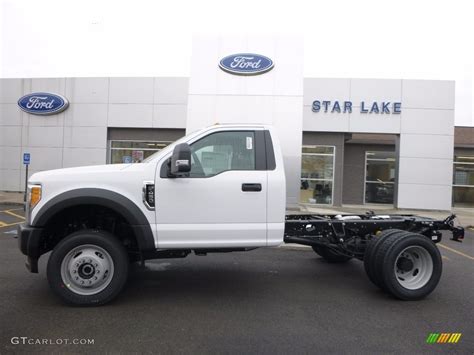 2017 Oxford White Ford F450 Super Duty Xl Regular Cab 4x4 Chassis