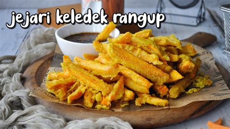 Jejari Keledek Oren Rangup Crispy Sweet Potato Fries Resepi Sukatan