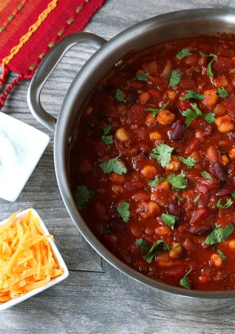 Spicy Chipotle Chili With Hominy The Daring Gourmet