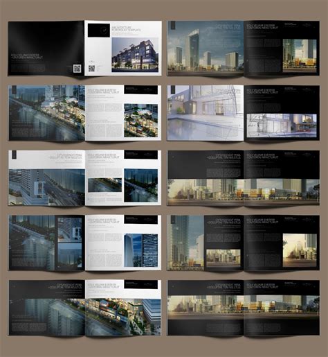 Architecture Portfolio Template For Adobe Indesign