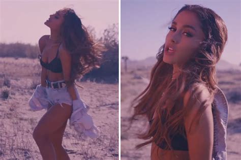 Ariana Grande Smoulders In Bra And Daisy Dukes In Hot New Into You