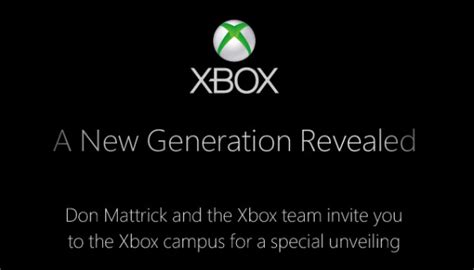 Xbox 720 Event Invite Suggests First Device Reveal Slashgear