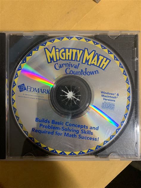 Mighty Math Carnival Countdown Cd Rom Grades K 2 Problem Solving And Math