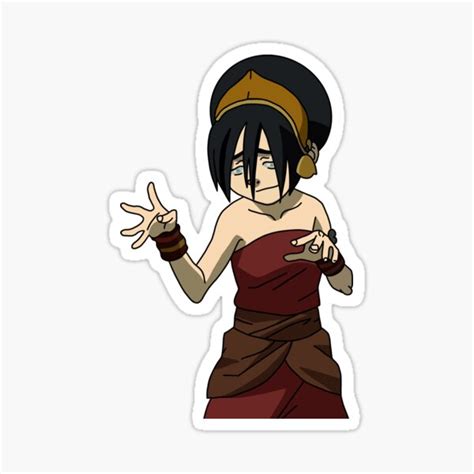 Toph Fire Nation Outfit Sticker For Sale By Tingletownusa Redbubble