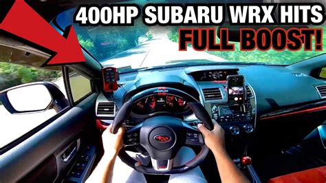 Hitting Full Boost In My 400hp Subaru Wrx Pov Canyon Drive Youtube