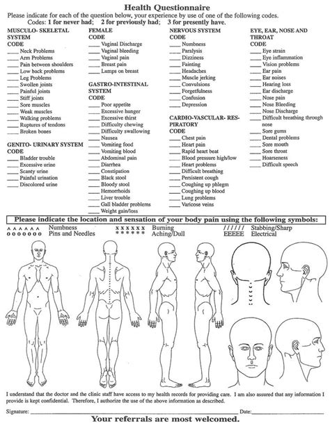 28 Acupuncture Intake Form Template In 2020 Massage Intake Forms