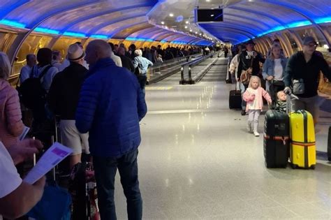 Absolute Shambles Passengers Face Travel Chaos At Manchester Airport