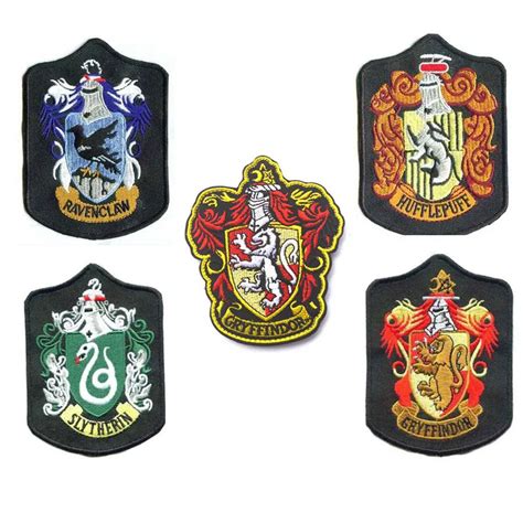 Bundle 4 Pcs Harry Potter Patches House Of Gryffindor Crest Logo