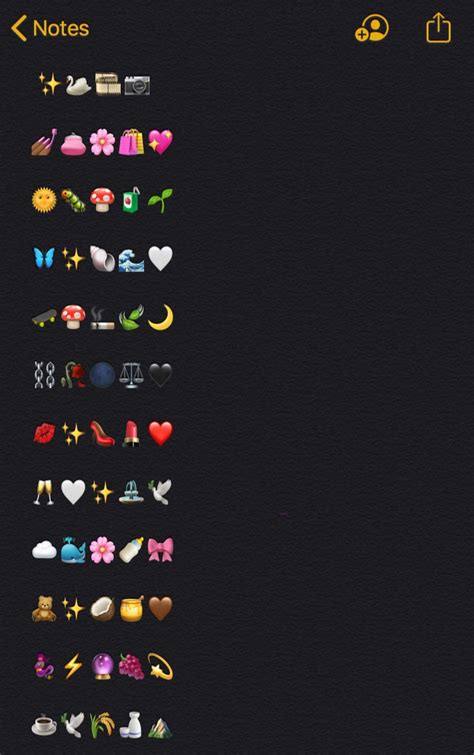 What Aesthetic Are You Emoji Combinations Instagram Emoji Snapchat