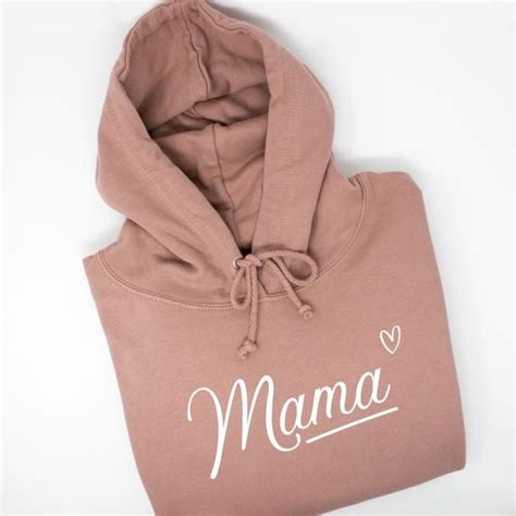 Personalised Womens Mama Hoodie Custom Hoodies And Etsy Mama