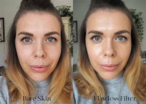 Charlotte Tilbury Hollywood Flawless Filter : Review with Before