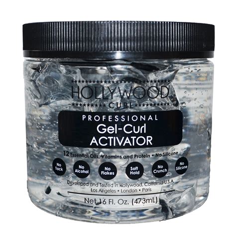 Hollywood Curl Gel Curl Activator With 12 Essential Oils Vitamins And