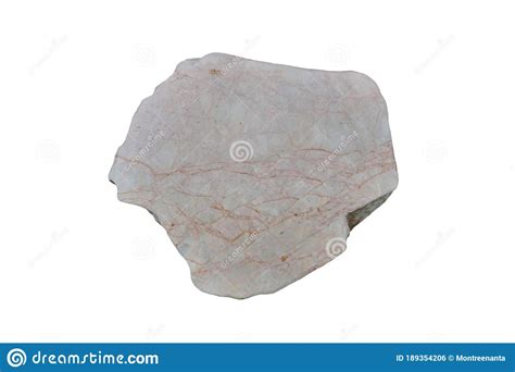 Marble Rock Isolated On A White Background Marble Is A Metamorphic