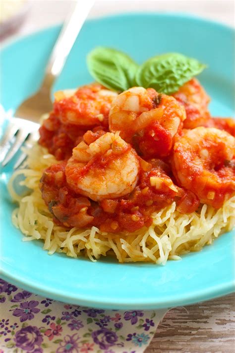 Spaghetti Squash With Shrimp Marinara A Culinary Sensation