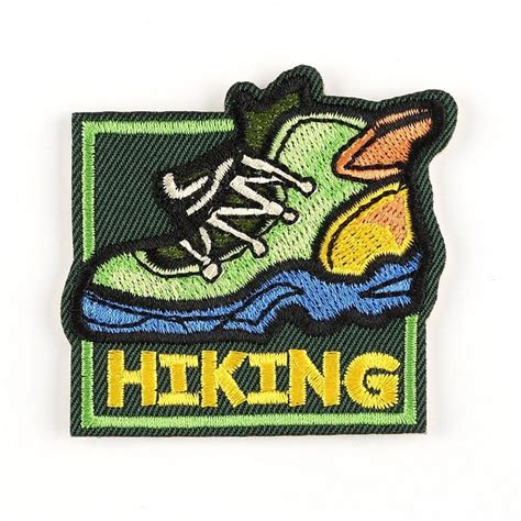 Hiking Patch Iron On Patch Outdoor Patch Embroidered Patch Etsy