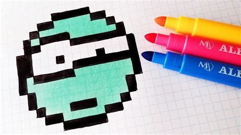 Handmade Pixel Art How To Draw A Emoji Pixelart YouTube