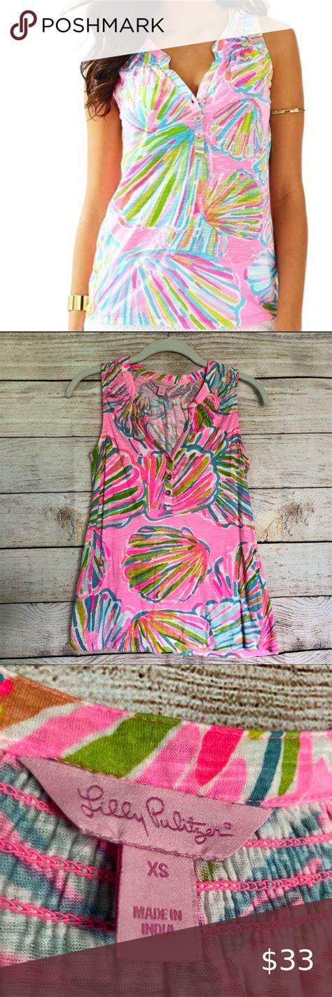 Lily Pulitzer Essie Tank Clothes Design Fashion Design Pink Tank