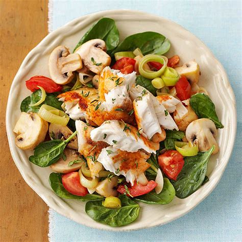 Chicken liver berry salad havoc in the kitchen. Wilted Spinach and Tilapia Salad | Better Homes & Gardens
