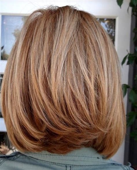 medium layered bob hairstyle pinterest haircuts