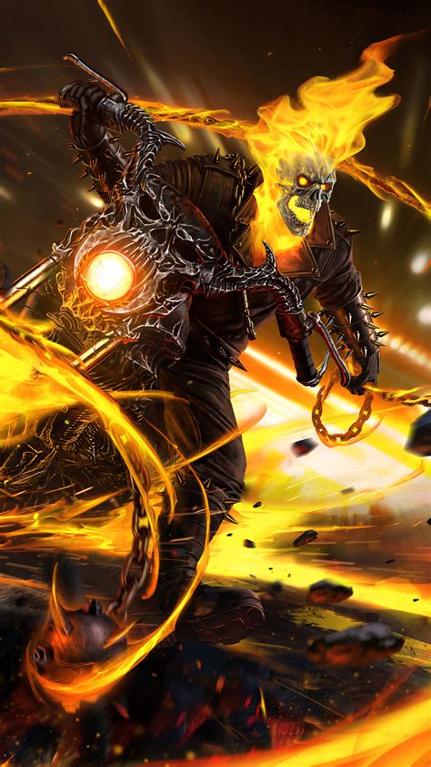 1080x1920 The Ghost Rider 4k Iphone 76s6 Plus Pixel Xl One Plus 3