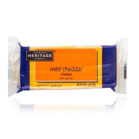 Buy American Heritage Mild Cheddar Cheese 227g Online In Uae Talabat Uae