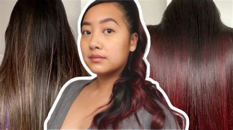 Dying My Hair Red Styling Hair Using Splat Midnight Ruby Dye Youtube