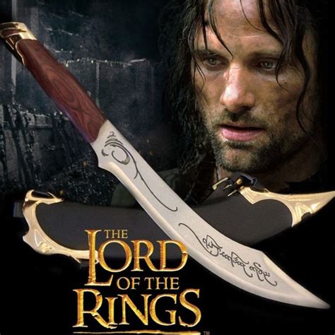 11 Prop Replica Scale Elven Knife Of Aragorn Lotr 11 Replica By