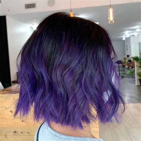 50 Dark Purple Hair Color Ideas For One Of A Kind Women In 2022