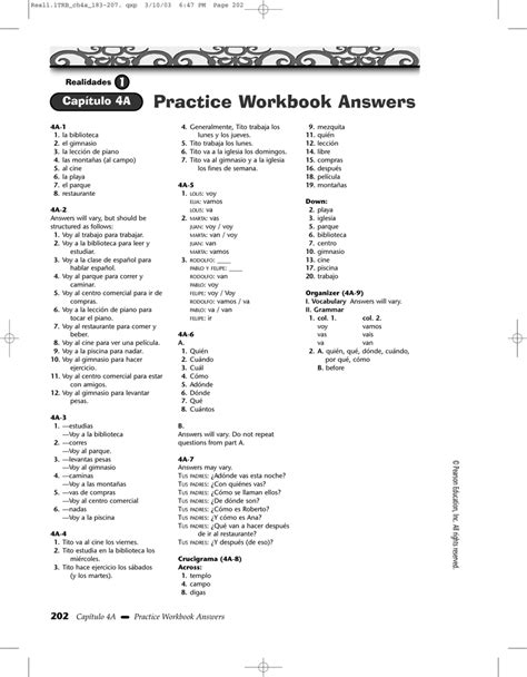 Churchmechanical measurements & instrumentationprentice hall spanish realidades practice workbook level 2 1st edition 2004cspanish page 1/7. Bestseller: Realidades 3 Capitulo 7 Workbook Answers
