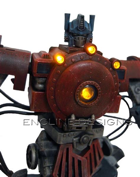 Steampunk Transformers Optimus Prime By Encline Design Gadgetsin