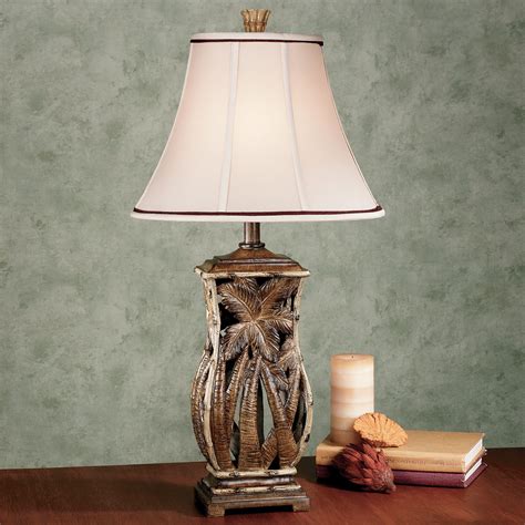 Cocoa Beach Tropical Table Lamp With Cfl Bulb Tropical House Design Tropical Table Lamps