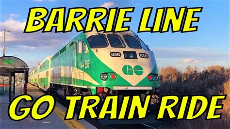 Go Transit Barrie Train Ride November 10 2020 Youtube