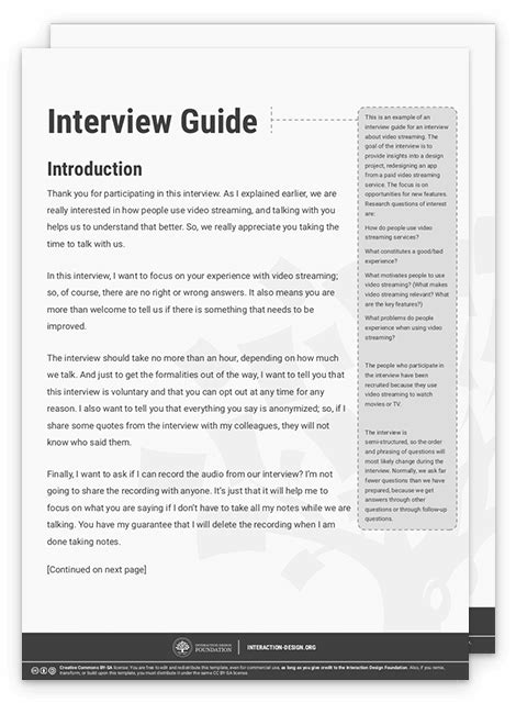 prepare   user interview