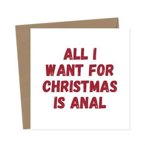 All I Want For Christmas Is Anal You Said It