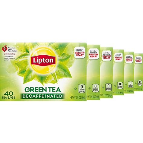 Lipton Tea Bags Decaffeinated Green Tea Can Help Support A Healthy